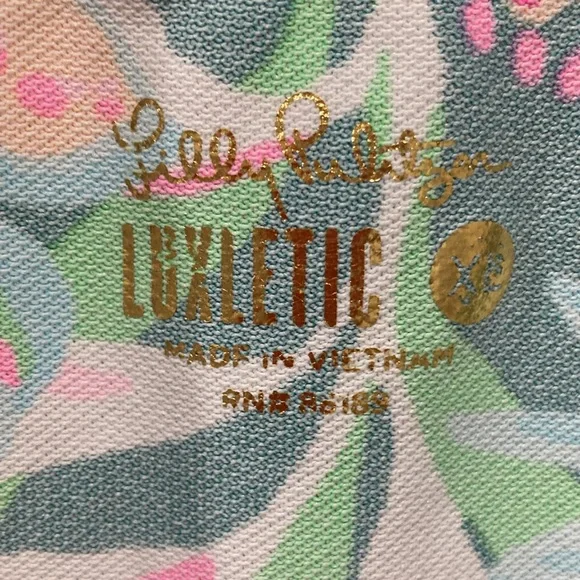 Lilly PulitzerTropical Print Polo Shirt - Picture 2 of 4